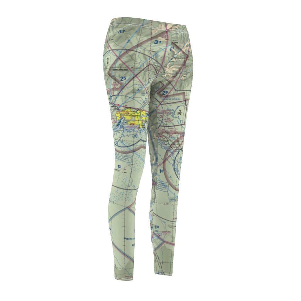 Fairbanks FAI Chart | Women's Casual Leggings All Over Prints for women in aviation