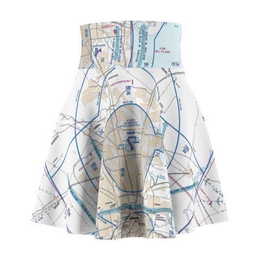 Houston Flyway Chart | Women's Skirt All Over Prints 2XL for women in aviation