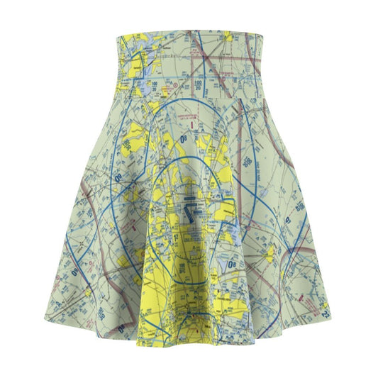 Houston Terminal Chart | Women's Skirt All Over Prints 2XL for women in aviation