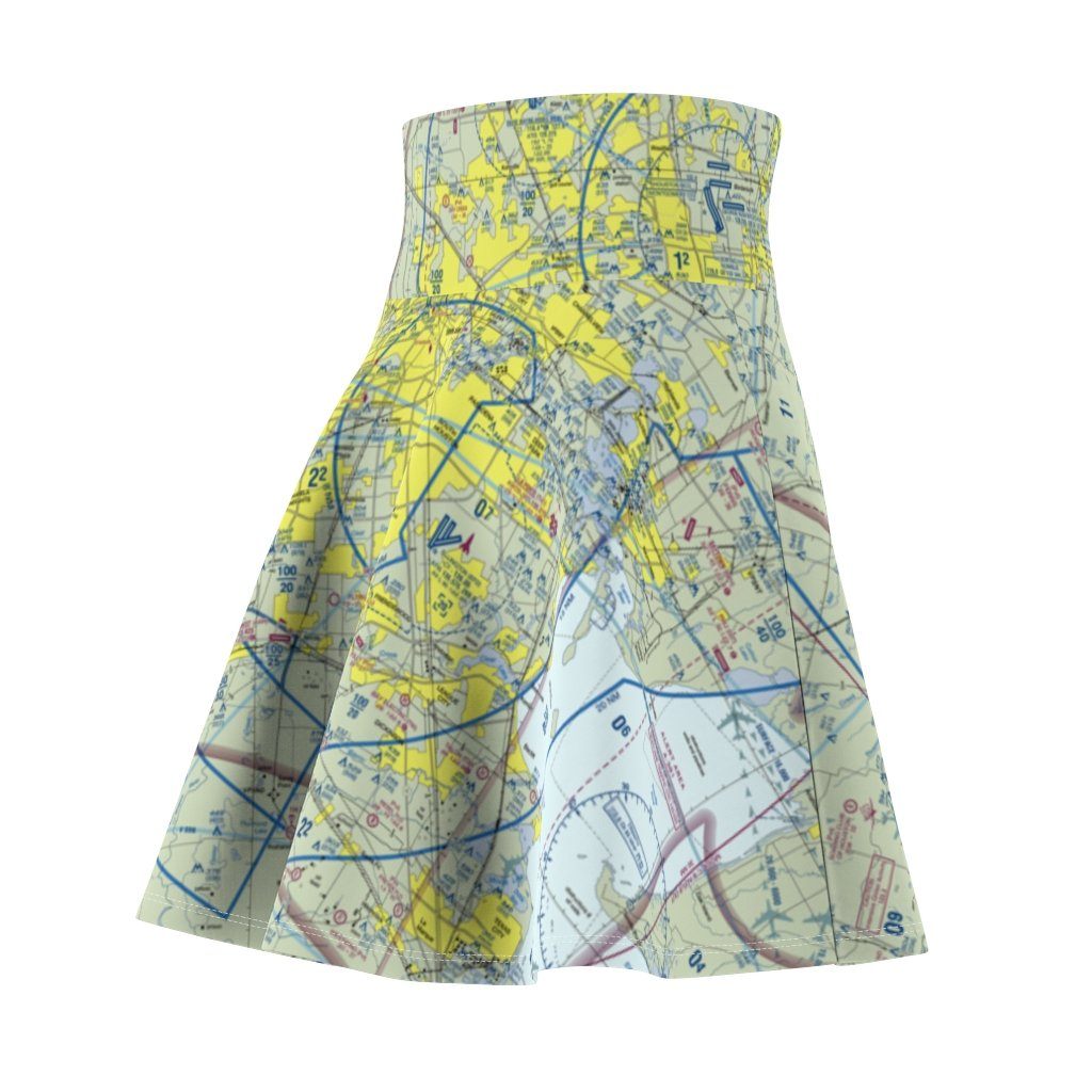 Houston Terminal Chart | Women's Skirt All Over Prints for women in aviation
