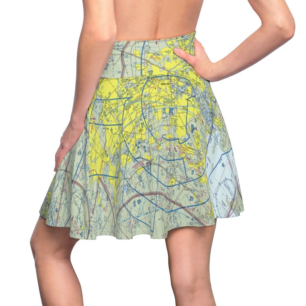 Houston Terminal Chart | Women's Skirt All Over Prints for women in aviation