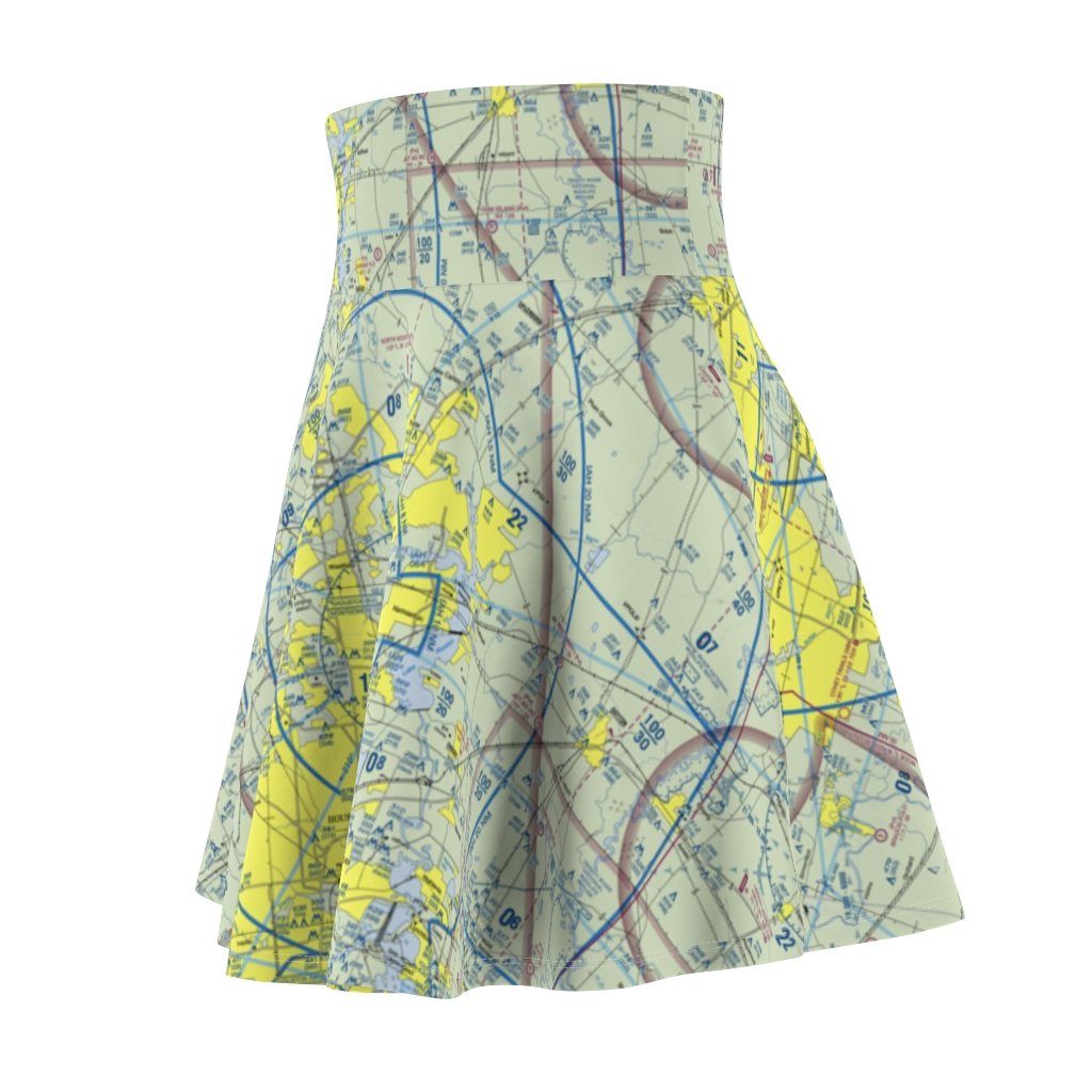Houston Terminal Chart | Women's Skirt All Over Prints for women in aviation