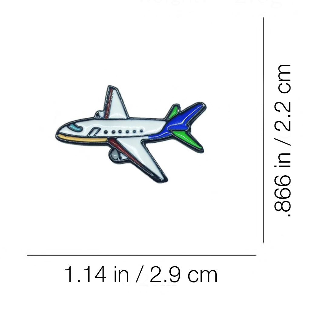 Jet Plane Enamel Pin Pin for women in aviation
