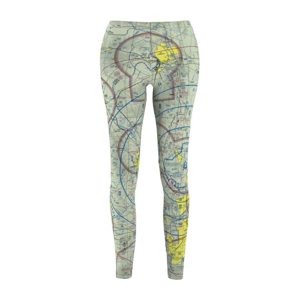 Kansas City KCI Chart | Women's Casual Leggings All Over Prints for women in aviation