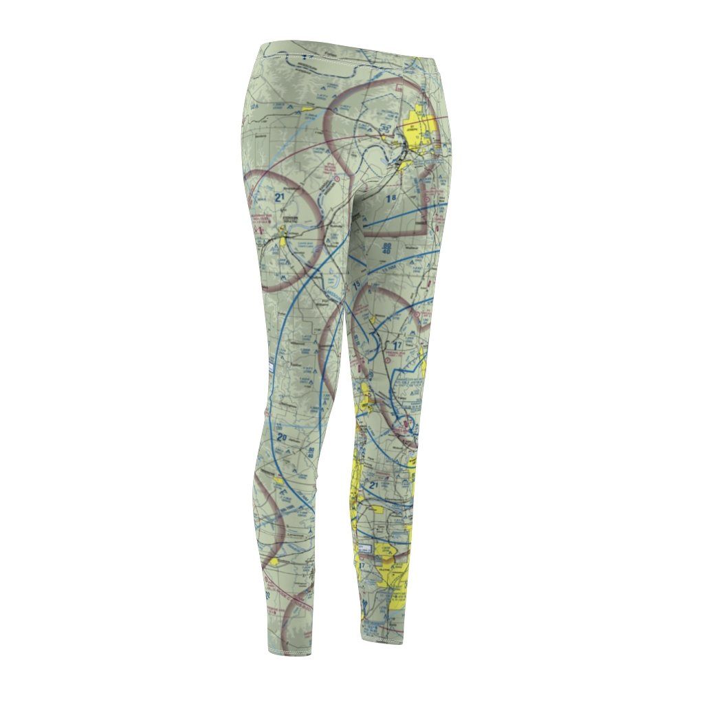 Kansas City KCI Chart | Women's Casual Leggings All Over Prints for women in aviation