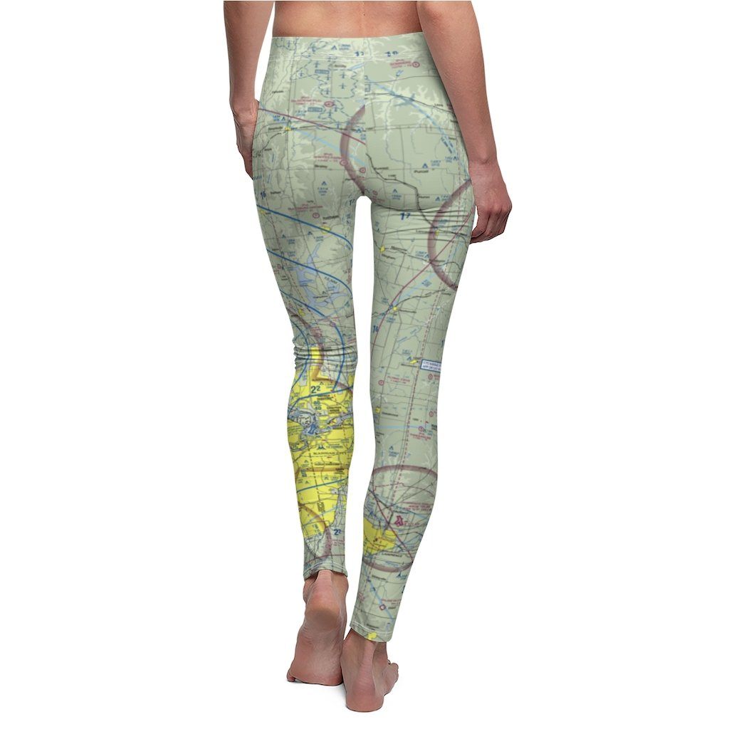 Kansas City KCI Chart | Women's Casual Leggings All Over Prints for women in aviation