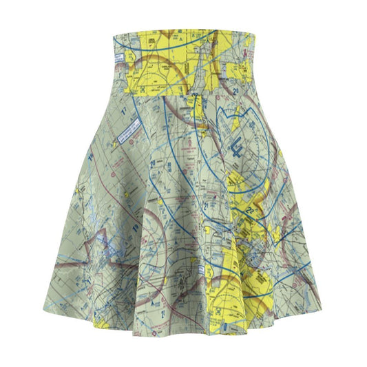 Kansas City Terminal Chart | Women's Skirt All Over Prints 2XL for women in aviation