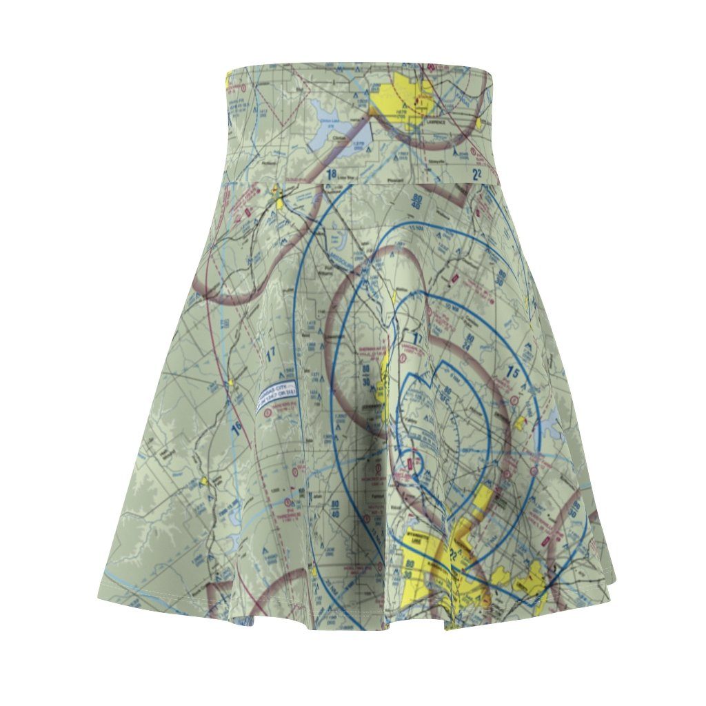 Kansas City Terminal Chart | Women's Skirt All Over Prints for women in aviation