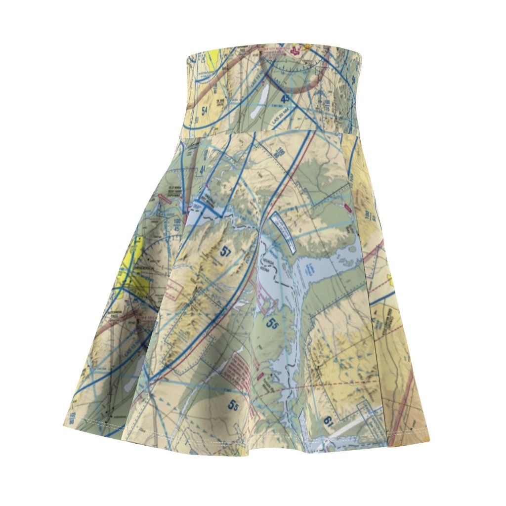 Las Vegas Terminal Chart | Women's Skirt All Over Prints for women in aviation