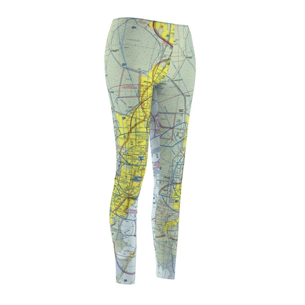 Miami MIA Chart | Women's Casual Leggings All Over Prints for women in aviation