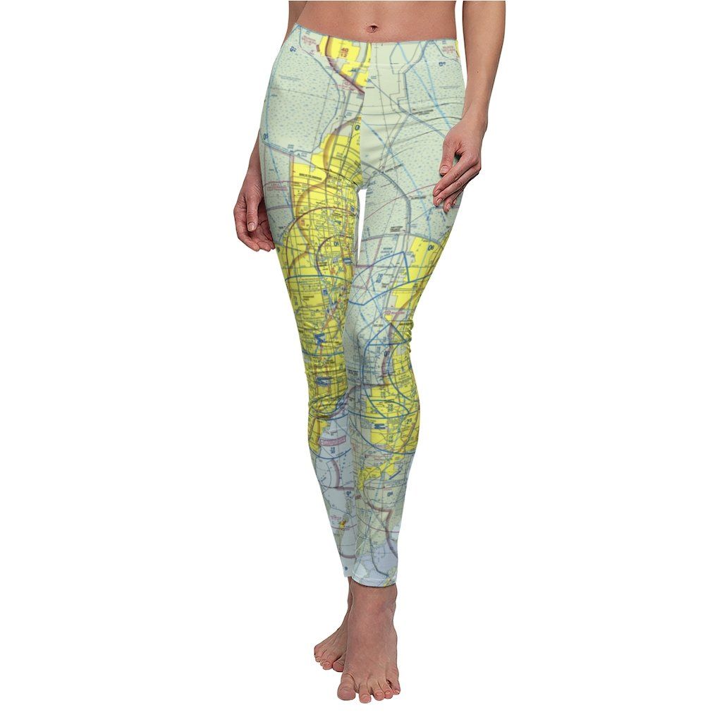 Miami MIA Chart | Women's Casual Leggings All Over Prints for women in aviation