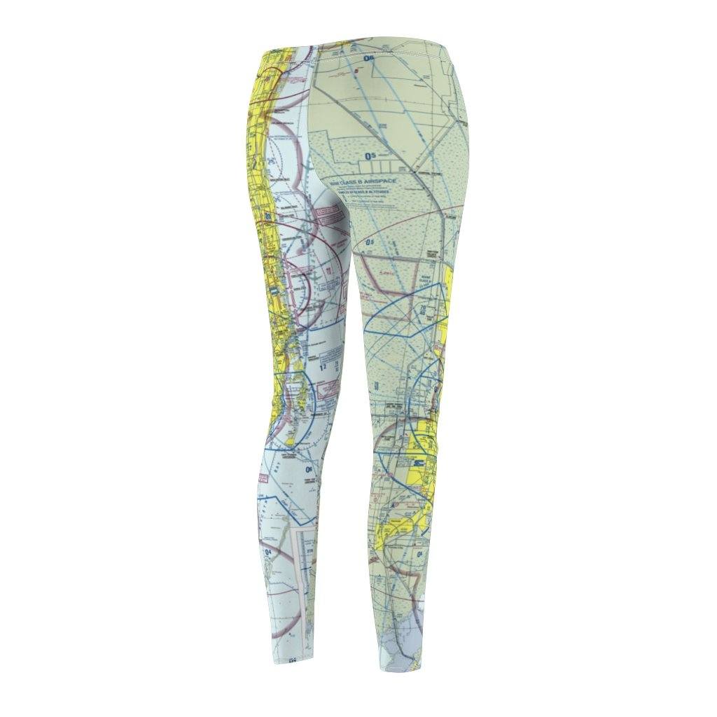 Miami MIA Chart | Women's Casual Leggings All Over Prints for women in aviation