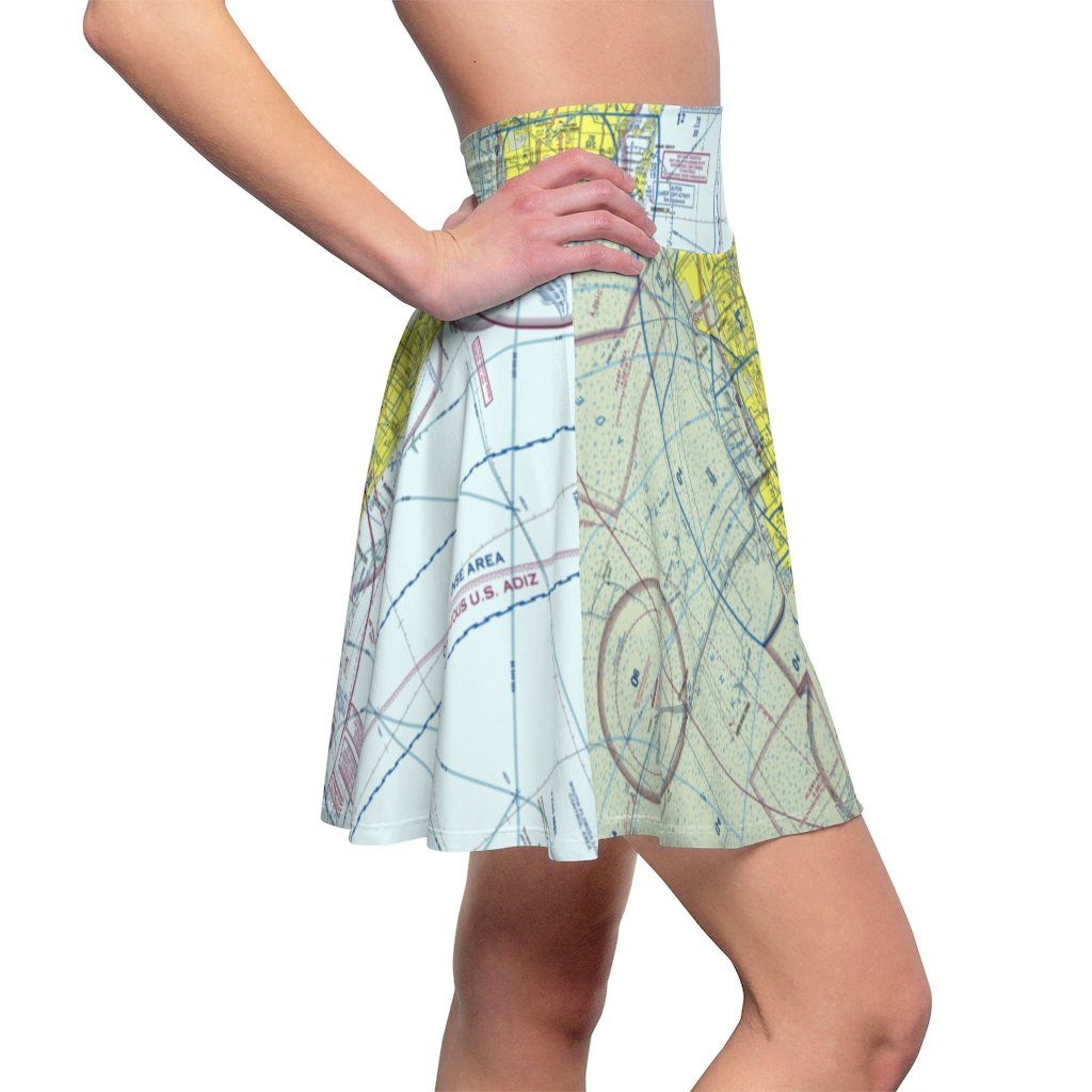 Miami Terminal Chart | Women's Skirt All Over Prints for women in aviation