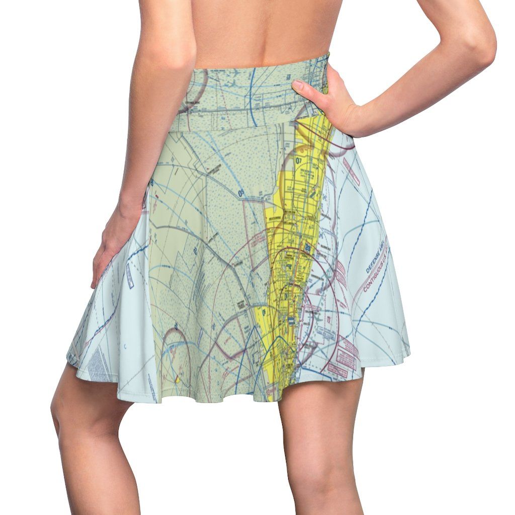 Miami Terminal Chart | Women's Skirt All Over Prints for women in aviation