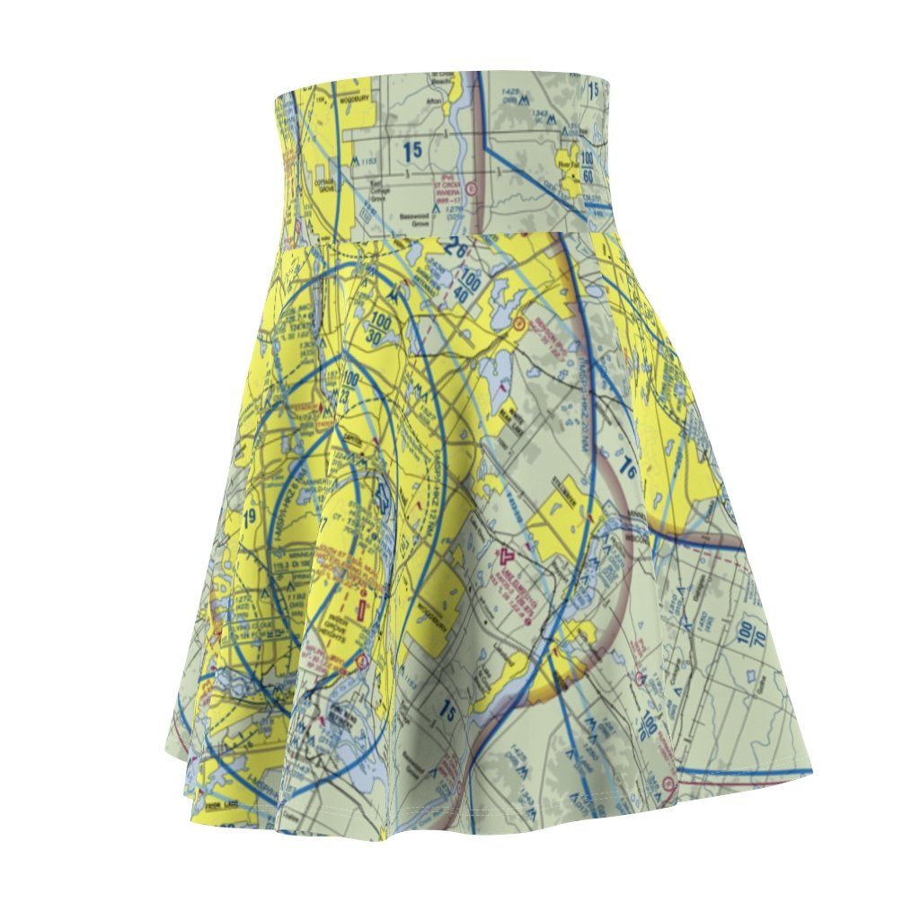 Minneapolis St. Paul Terminal Chart | Women's Skirt All Over Prints for women in aviation