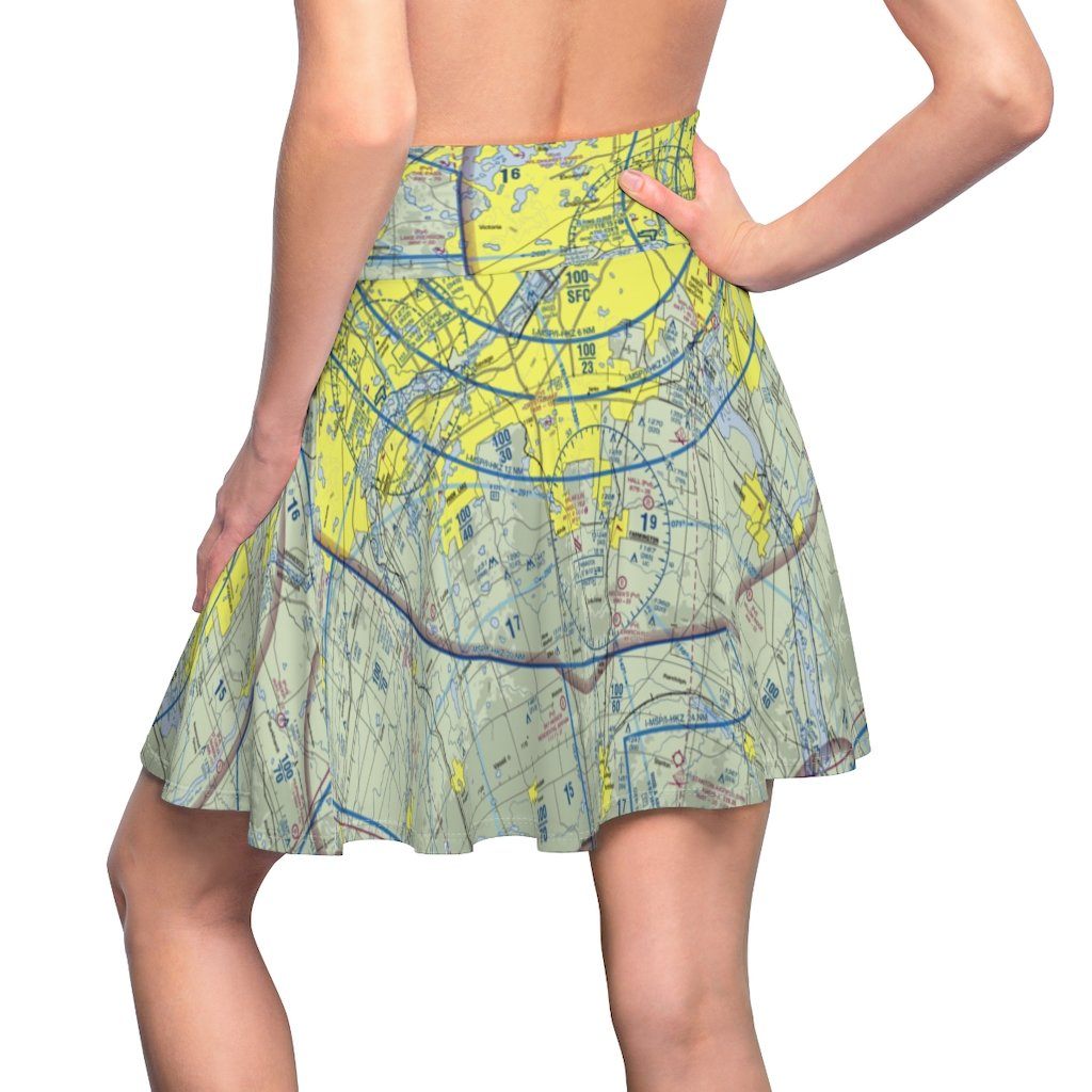 Minneapolis St. Paul Terminal Chart | Women's Skirt All Over Prints for women in aviation