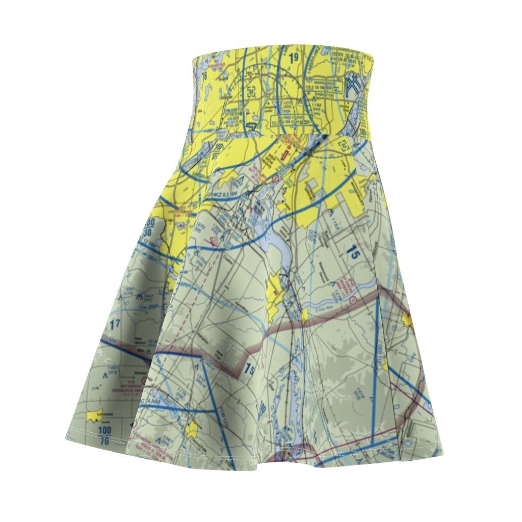 Minneapolis St. Paul Terminal Chart | Women's Skirt All Over Prints for women in aviation