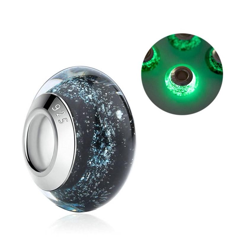 Murano Glass Spacer | Sterling Silver | Charm Charms & Pendants for women in aviation