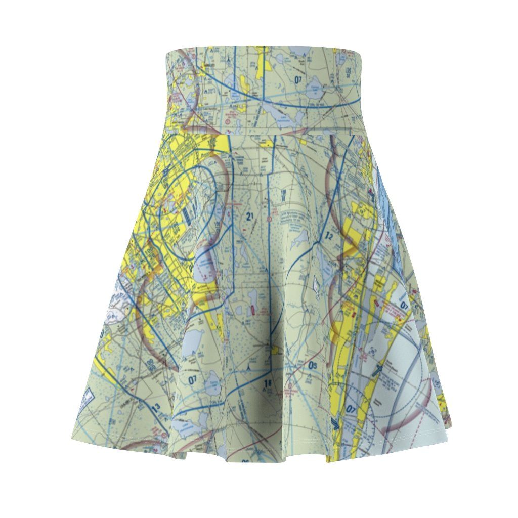 Orlando Terminal Chart | Women's Skirt All Over Prints for women in aviation