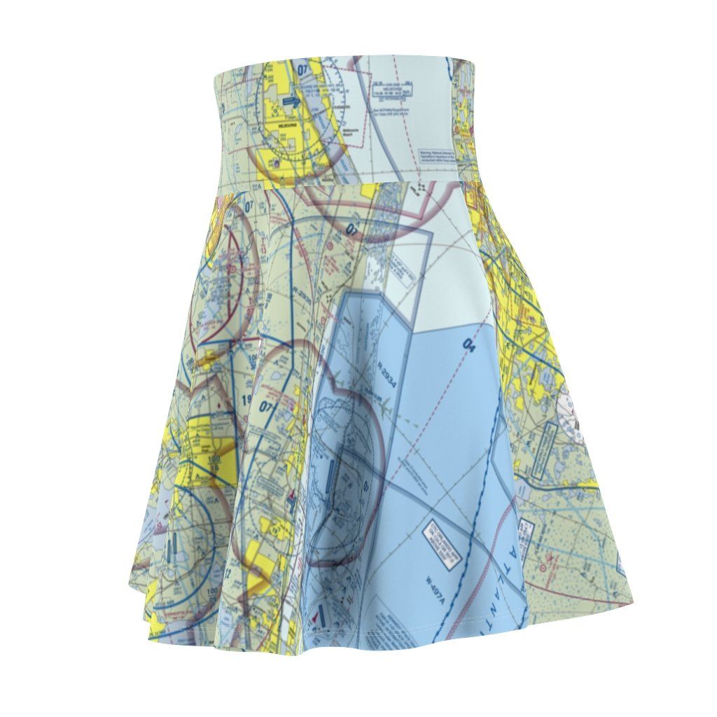 Orlando Terminal Chart | Women's Skirt All Over Prints for women in aviation