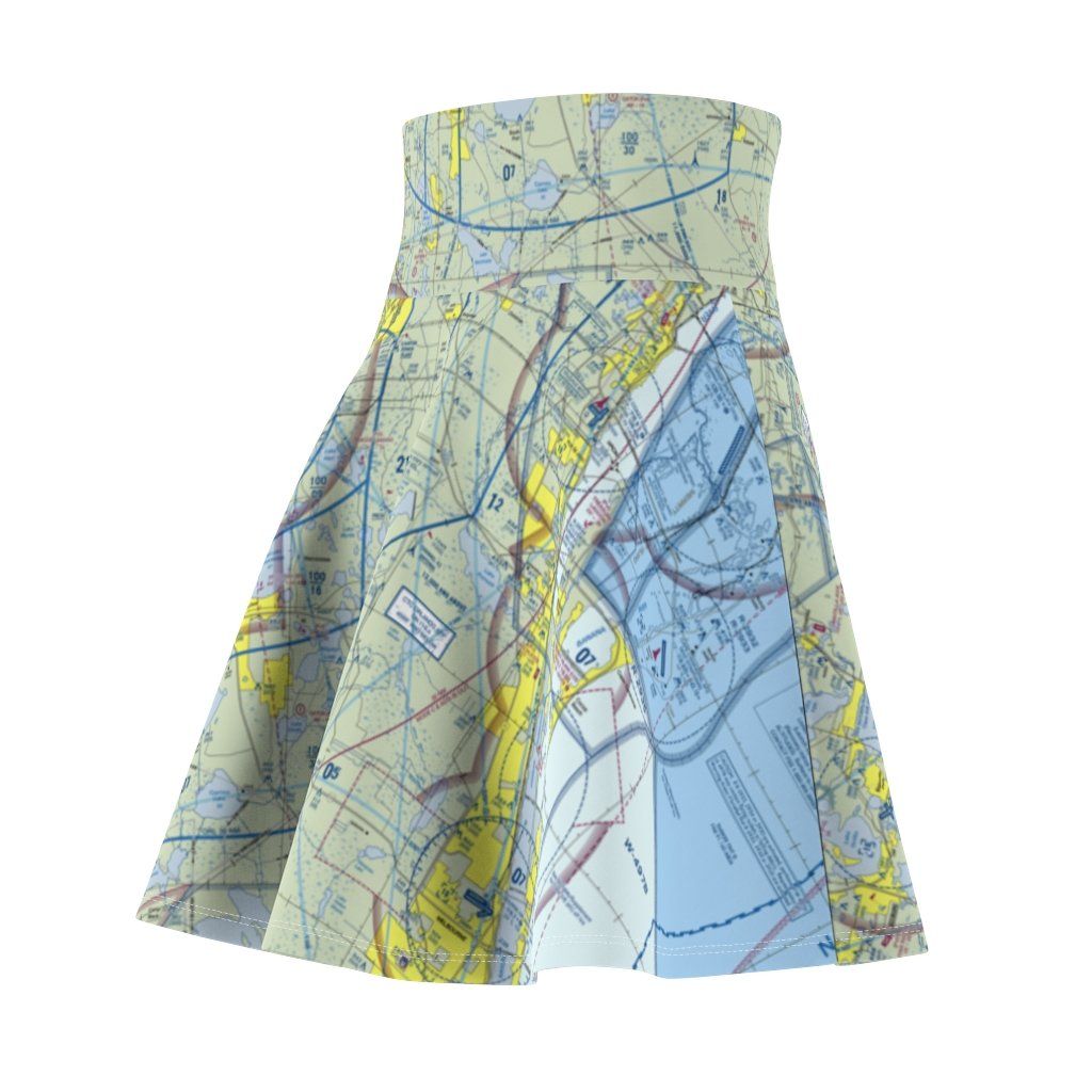 Orlando Terminal Chart | Women's Skirt All Over Prints for women in aviation
