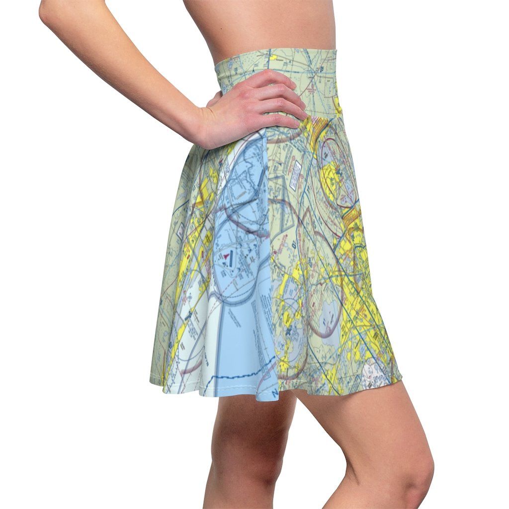 Orlando Terminal Chart | Women's Skirt All Over Prints for women in aviation