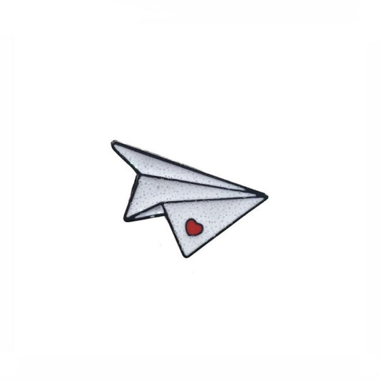Paper Airplane Enamel Pin Pin for women in aviation