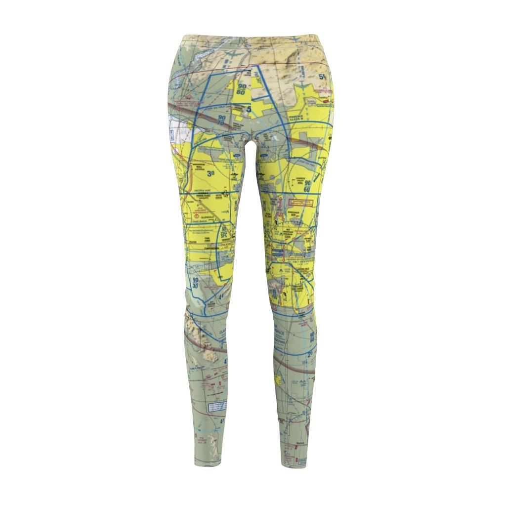 Phoenix PHX Chart | Women's Casual Leggings All Over Prints for women in aviation