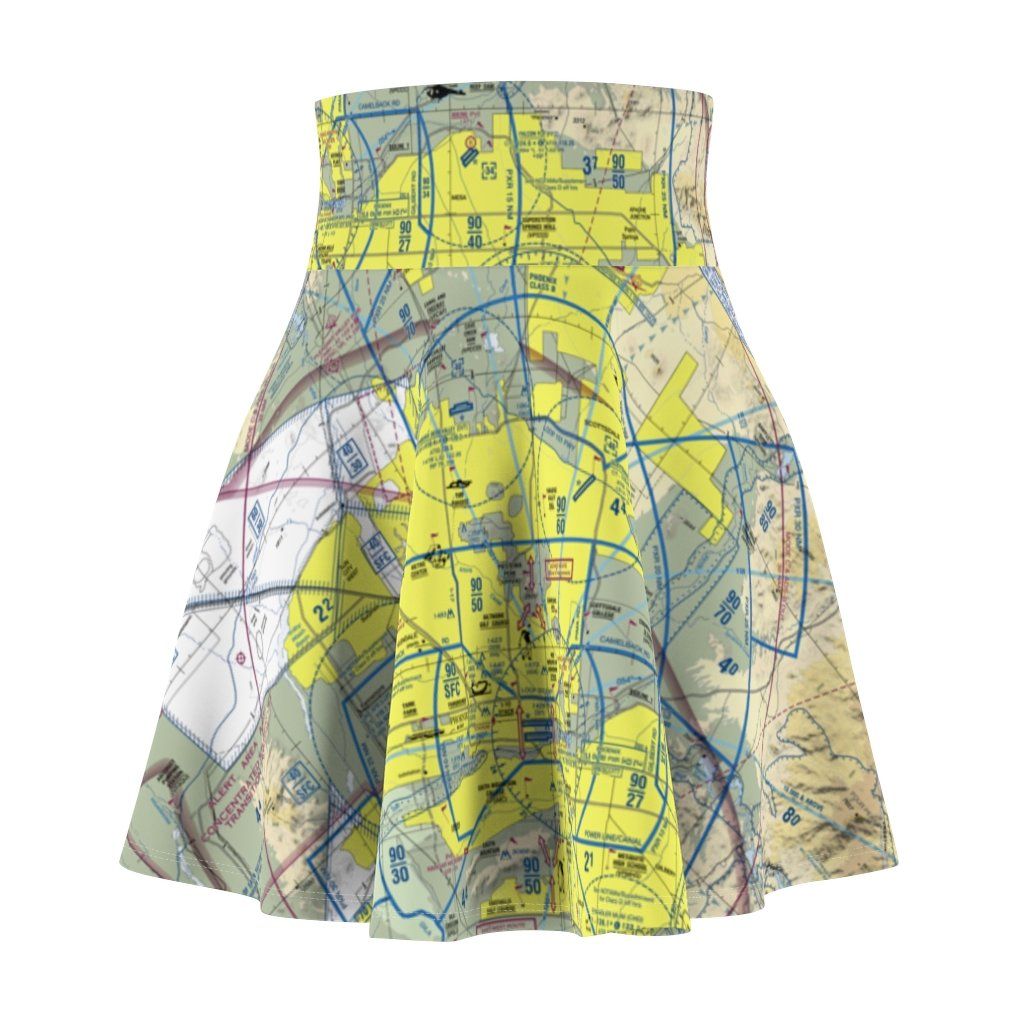 Phoenix Terminal Chart | Women's Skirt All Over Prints 2XL for women in aviation