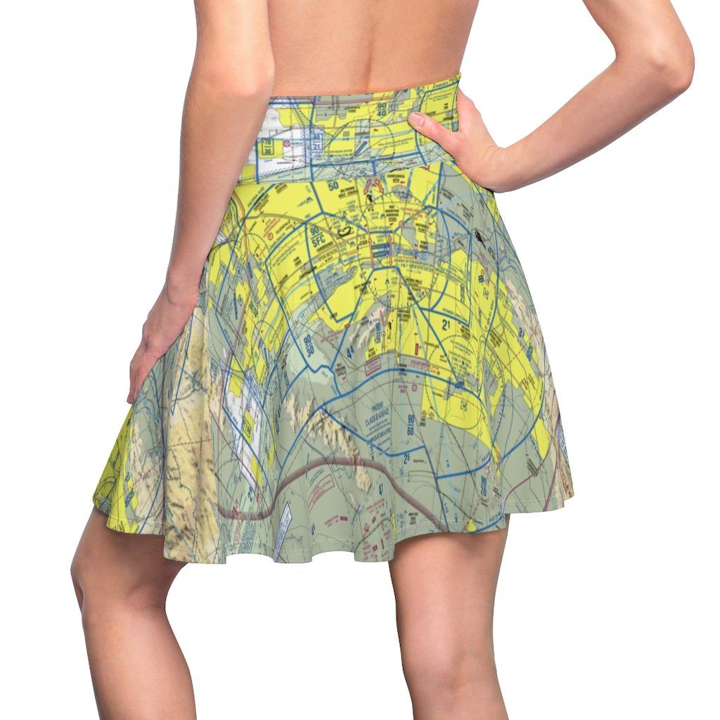 Phoenix Terminal Chart | Women's Skirt All Over Prints for women in aviation