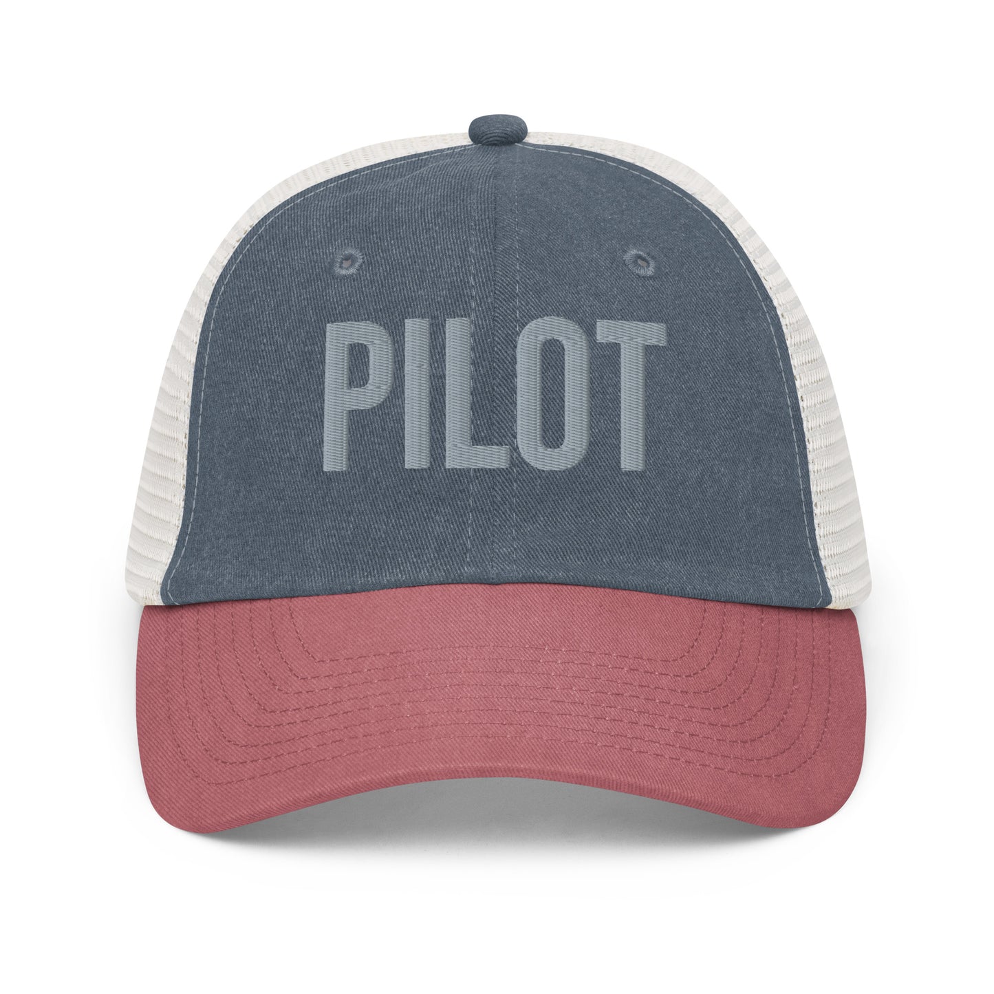 Pilot | Embroidery Pigment-Dyed Cap