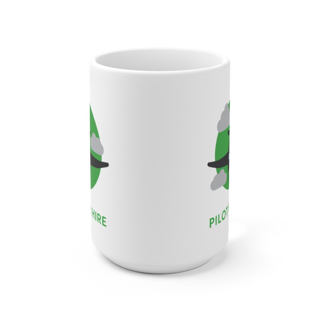 Pilot for Hire - Airplane | Commercial Rating | Ceramic Mug 15oz Mug for women in aviation