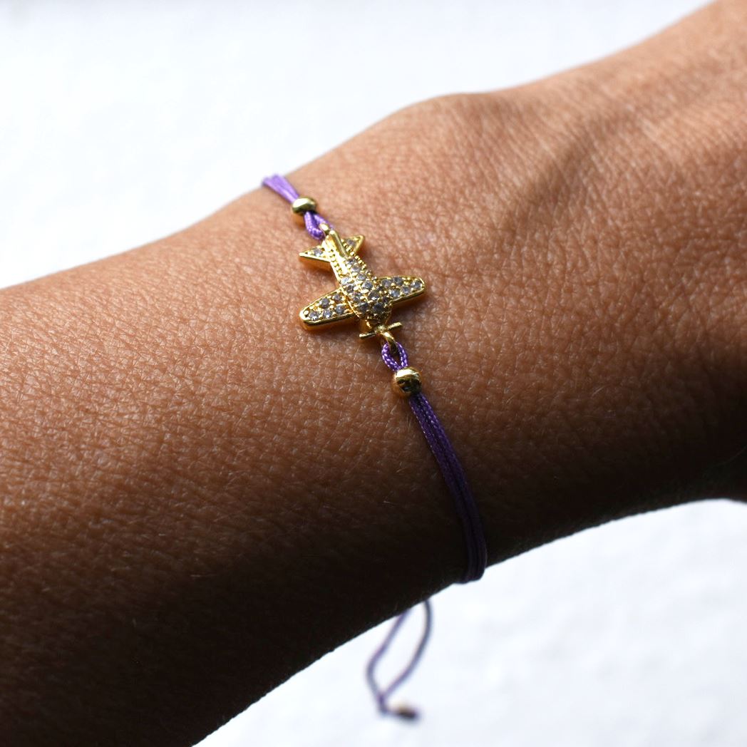 Plane Charm Bracelet Bracelet for women in aviation