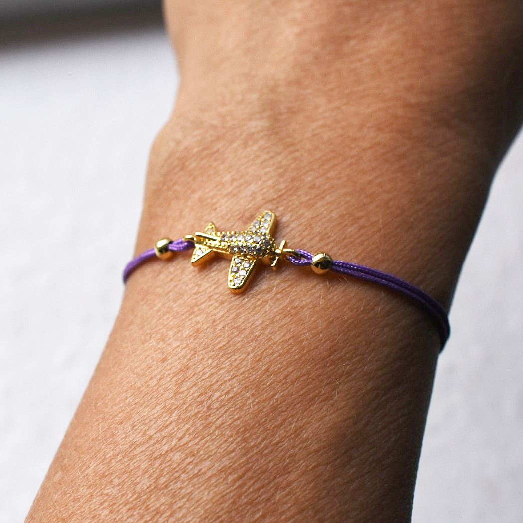 Plane Charm Bracelet Bracelet for women in aviation