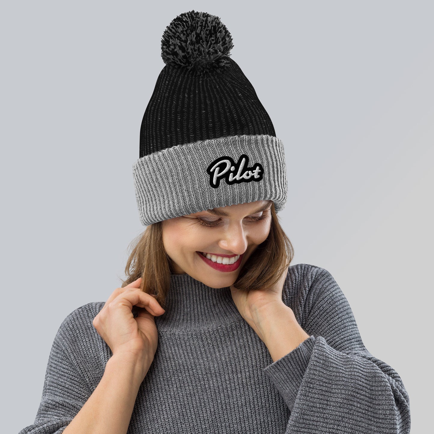 Pilot Pom-Pom Beanie