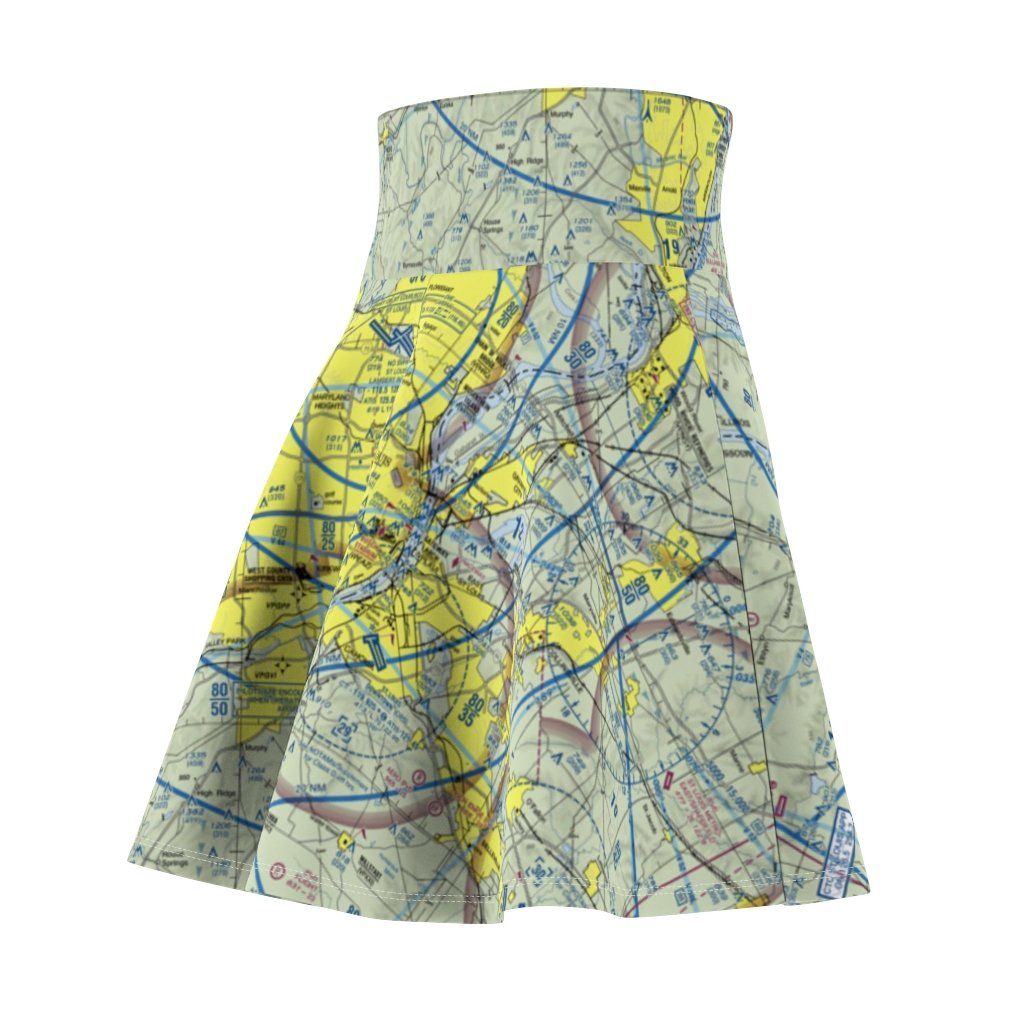 St. Louis Terminal Chart | Women's Skirt All Over Prints for women in aviation