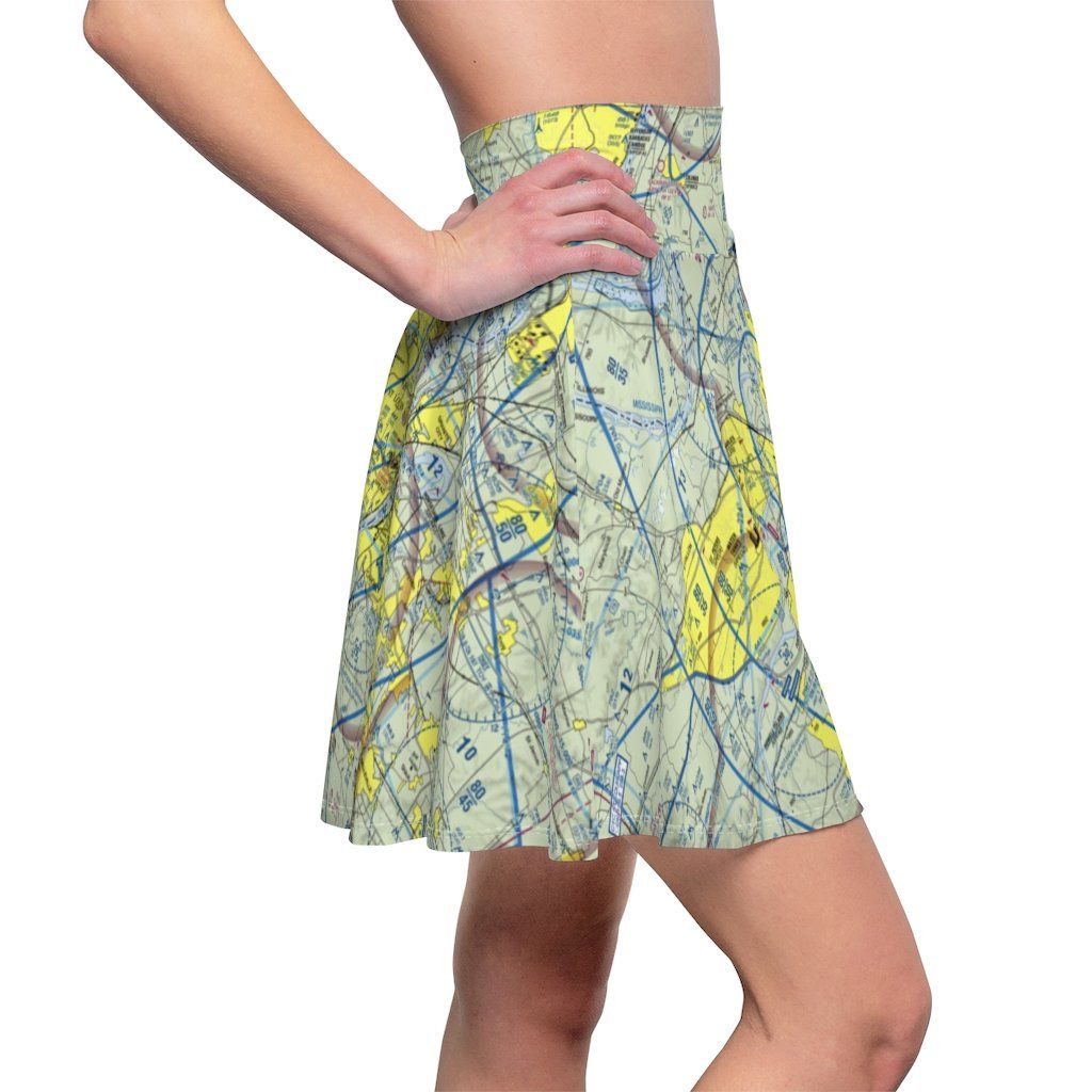 St. Louis Terminal Chart | Women's Skirt All Over Prints for women in aviation