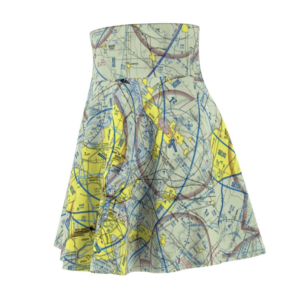 St. Louis Terminal Chart | Women's Skirt All Over Prints for women in aviation