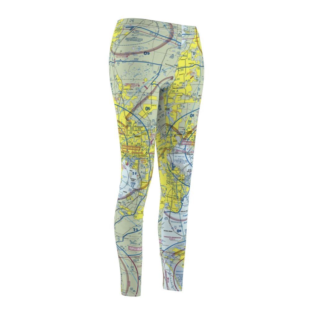 Tampa TPA Chart | Women's Casual Leggings All Over Prints for women in aviation