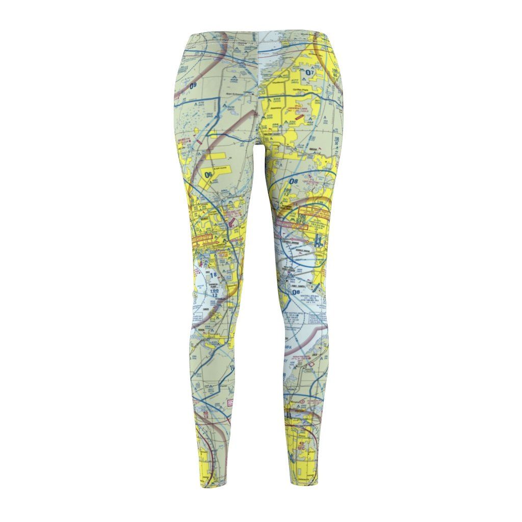 Tampa TPA Chart | Women's Casual Leggings All Over Prints for women in aviation
