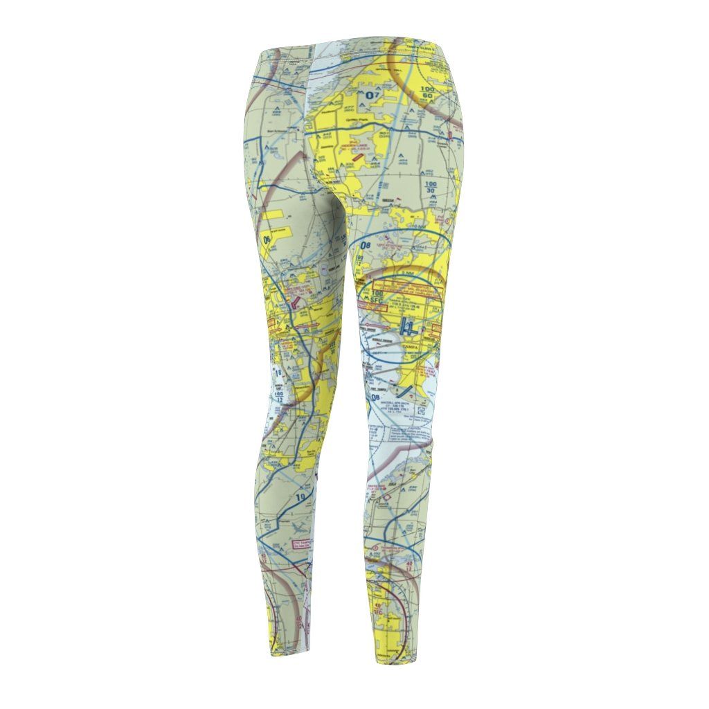 Tampa TPA Chart | Women's Casual Leggings All Over Prints for women in aviation