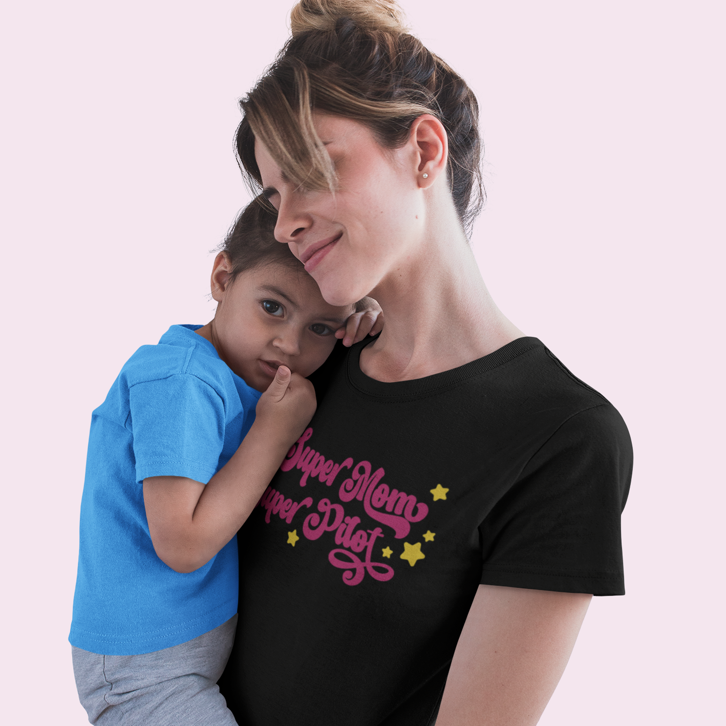 Super Mom Super Pilot t-shirt