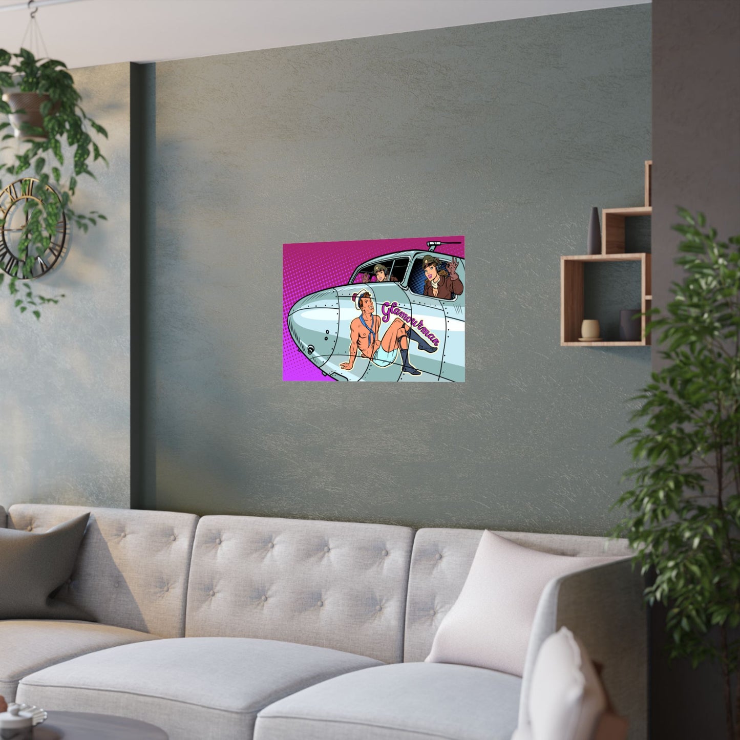 Nose Art | Pop Art Aviatrix | Poster