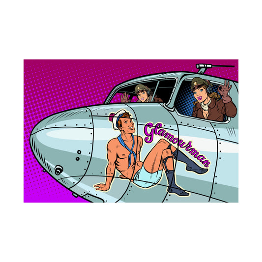 Nose Art | Pop Art Aviatrix | Poster
