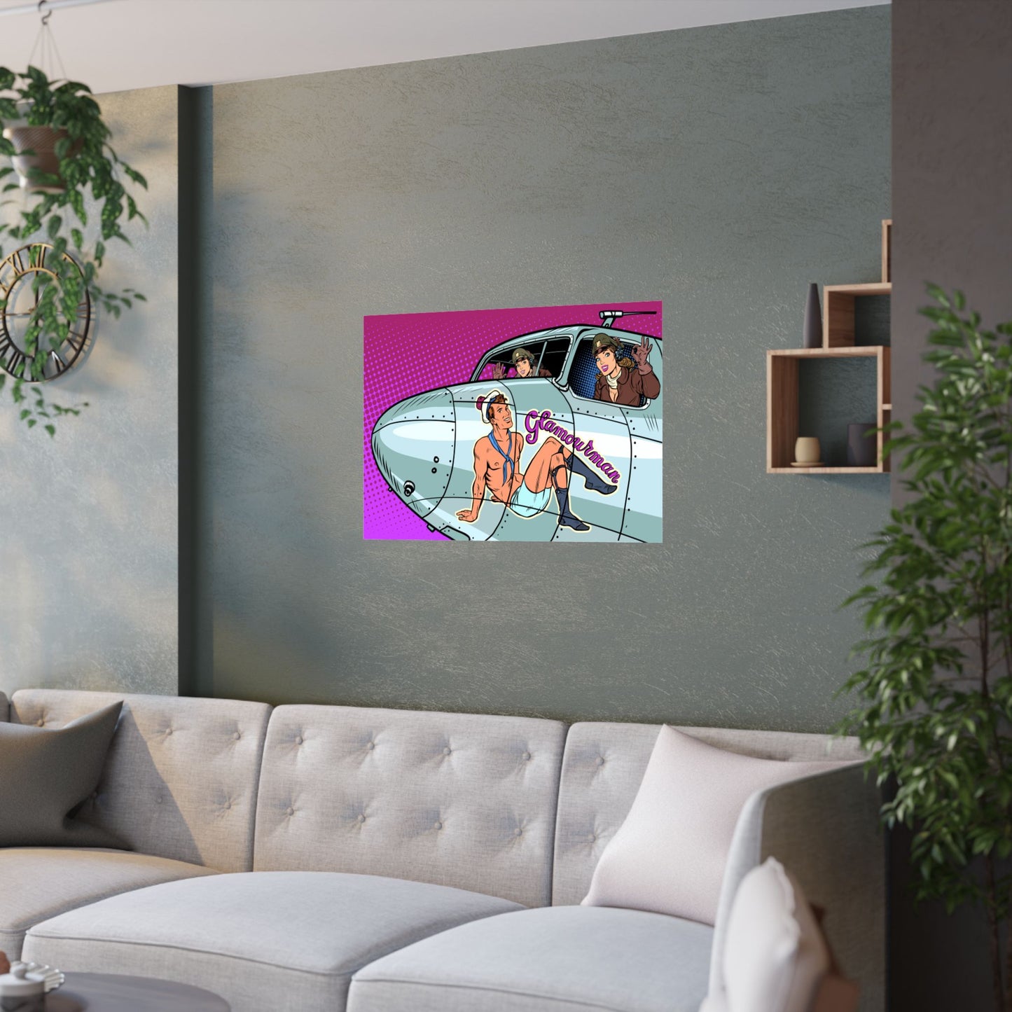 Nose Art | Pop Art Aviatrix | Poster