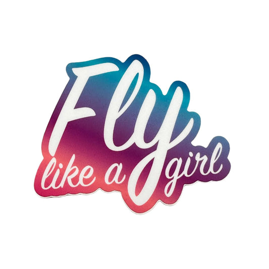 Fly Like a Girl Stickers