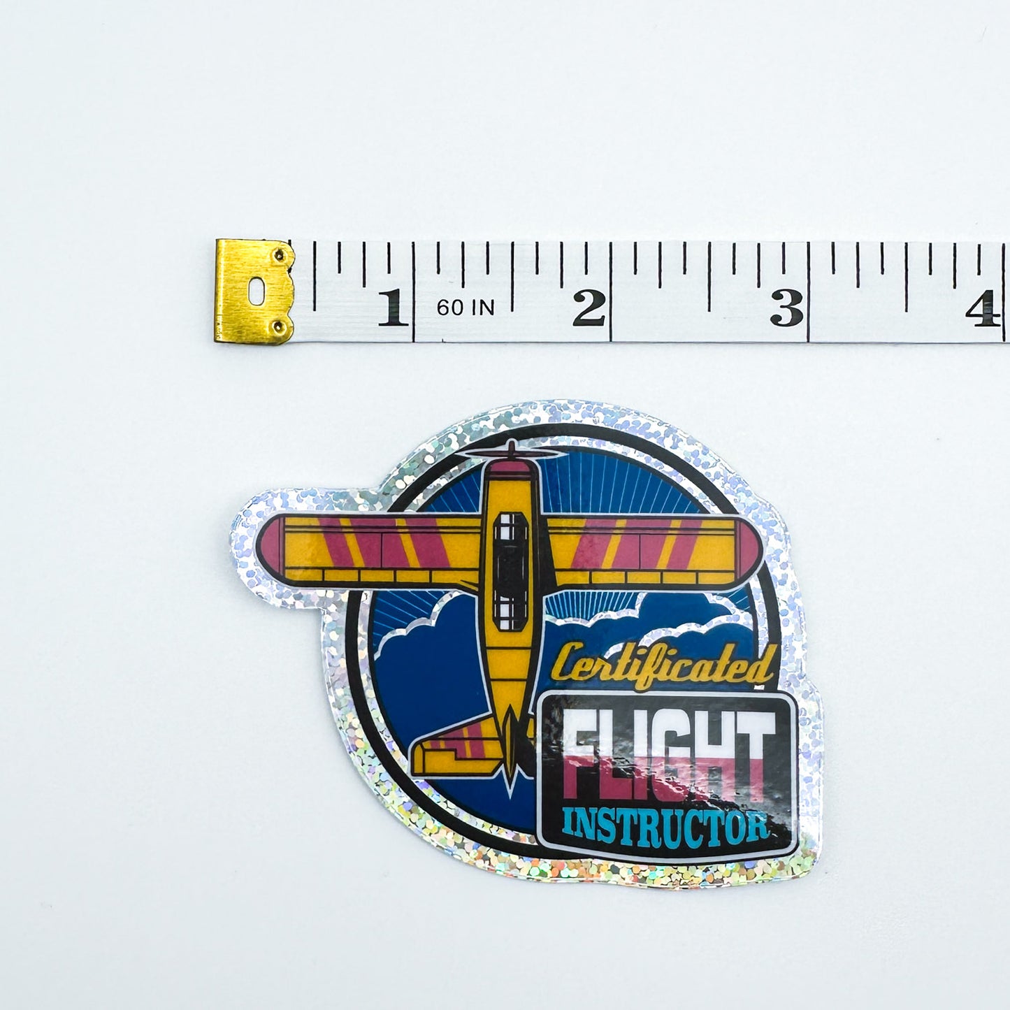 CFI Glitter Sticker