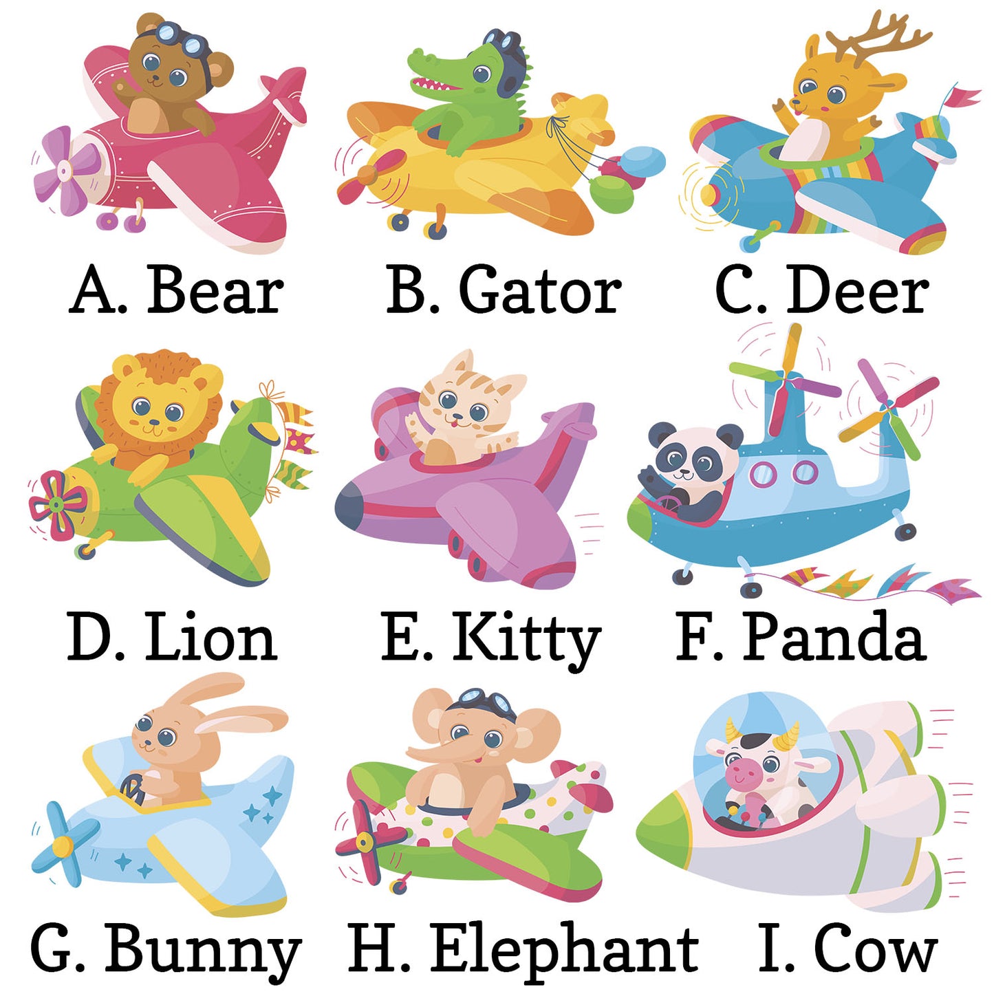 Pilot Animal Baby & Toddler Bibs