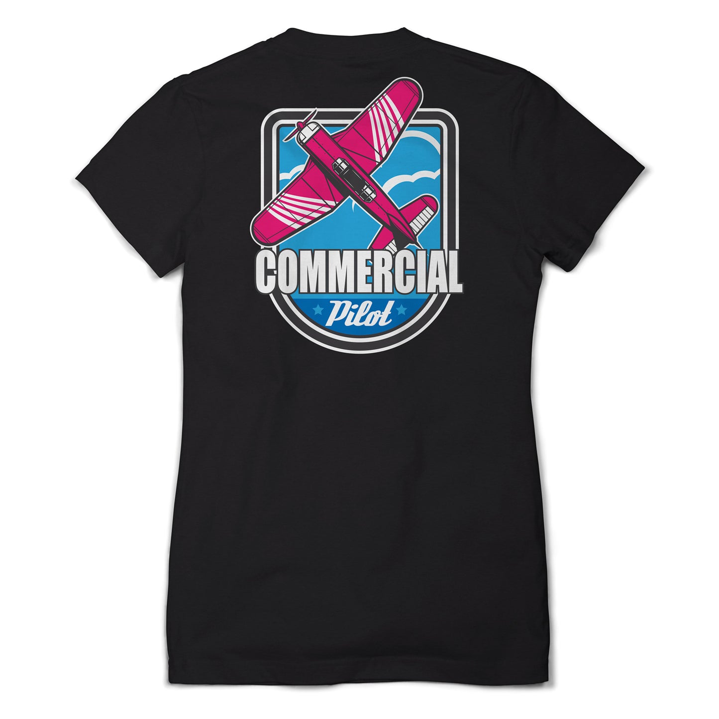 Commercial Pilot Retro T-shirt