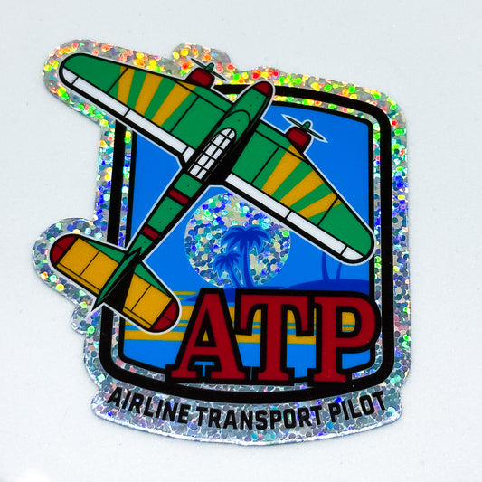 ATP Glitter Sticker